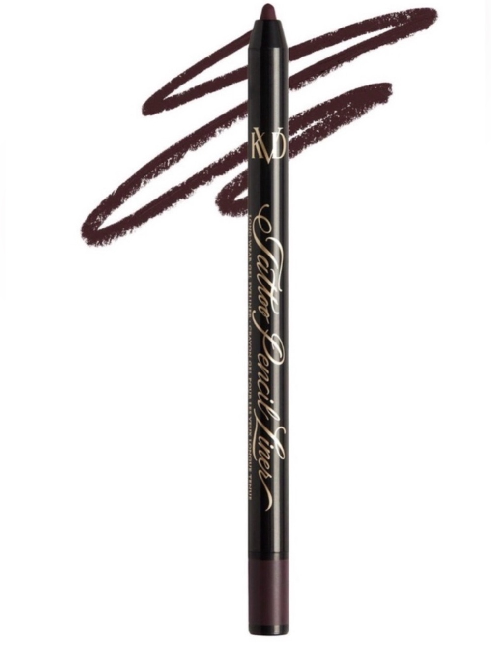 KVD Violet Hematite Tattoo Pencil Liner Long Wear Gel Eyeliner